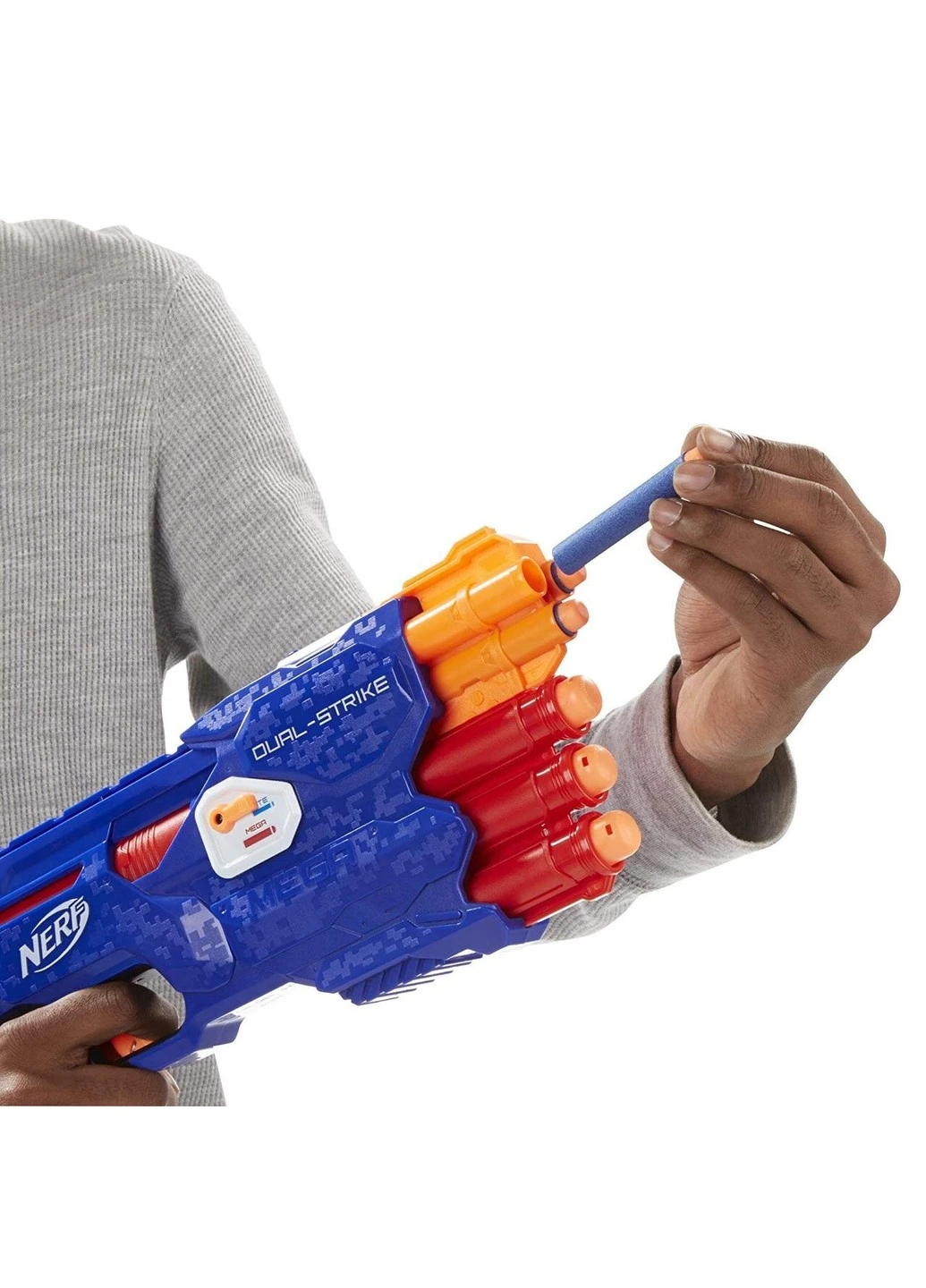Бластер Nerf N-Strike Elite and Mega DualStrike Blaster Двойной выстрел (B4619) Hasbro (255254303)