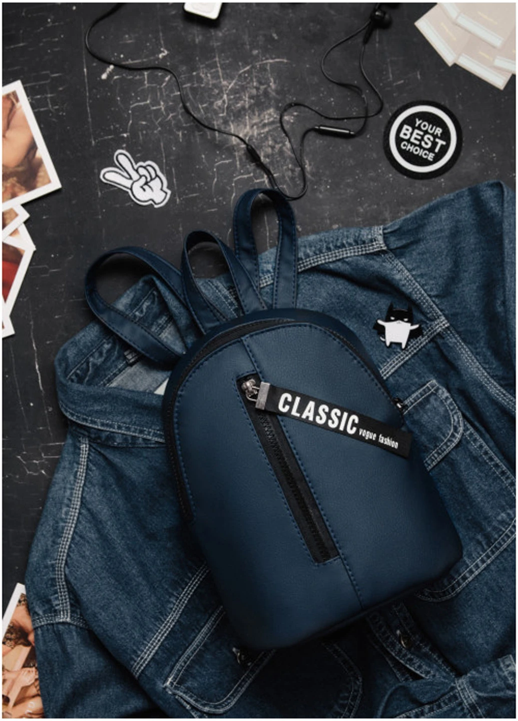Женский рюкзак 24х10х19 см Sambag (210478122)