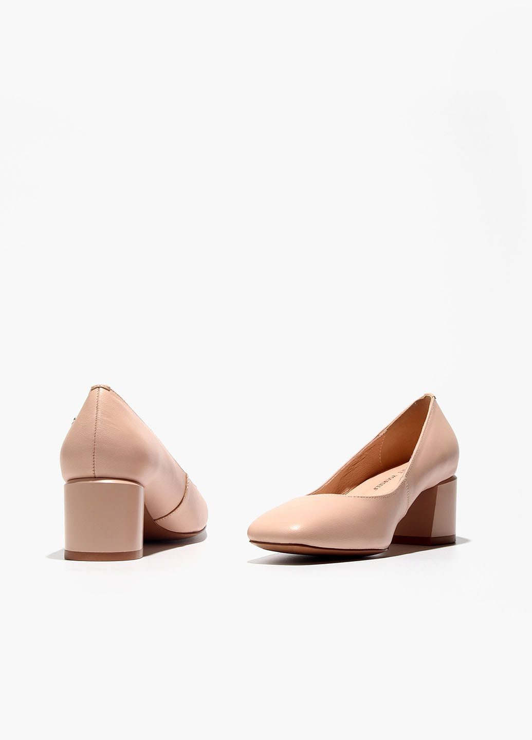 Respect Туфлі туфлі-човники пудровий з натуральна шкіра, україна — літо (260428134)