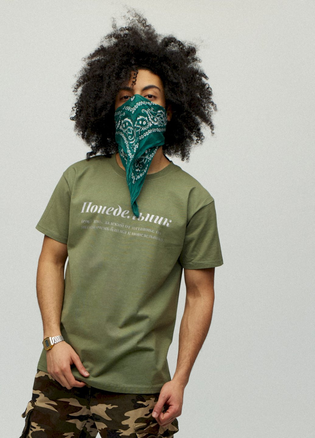 Хакі (оливкова) футболка чоловіча YAPPI