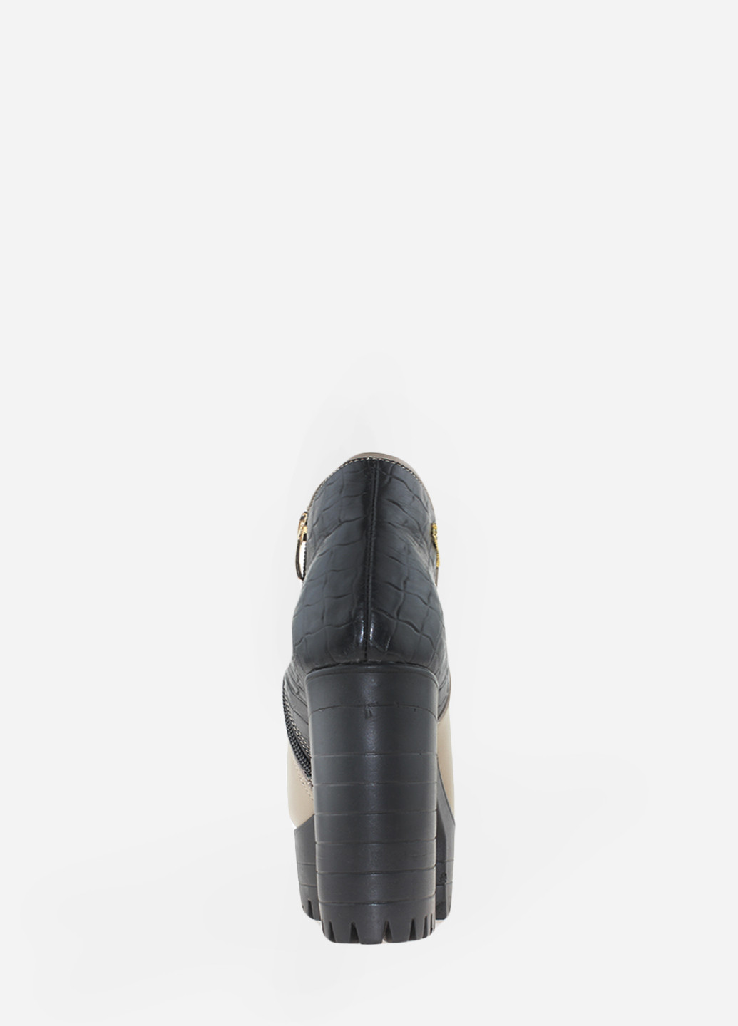 Осенние ботинки rd6301 бежевый-черный Dominel