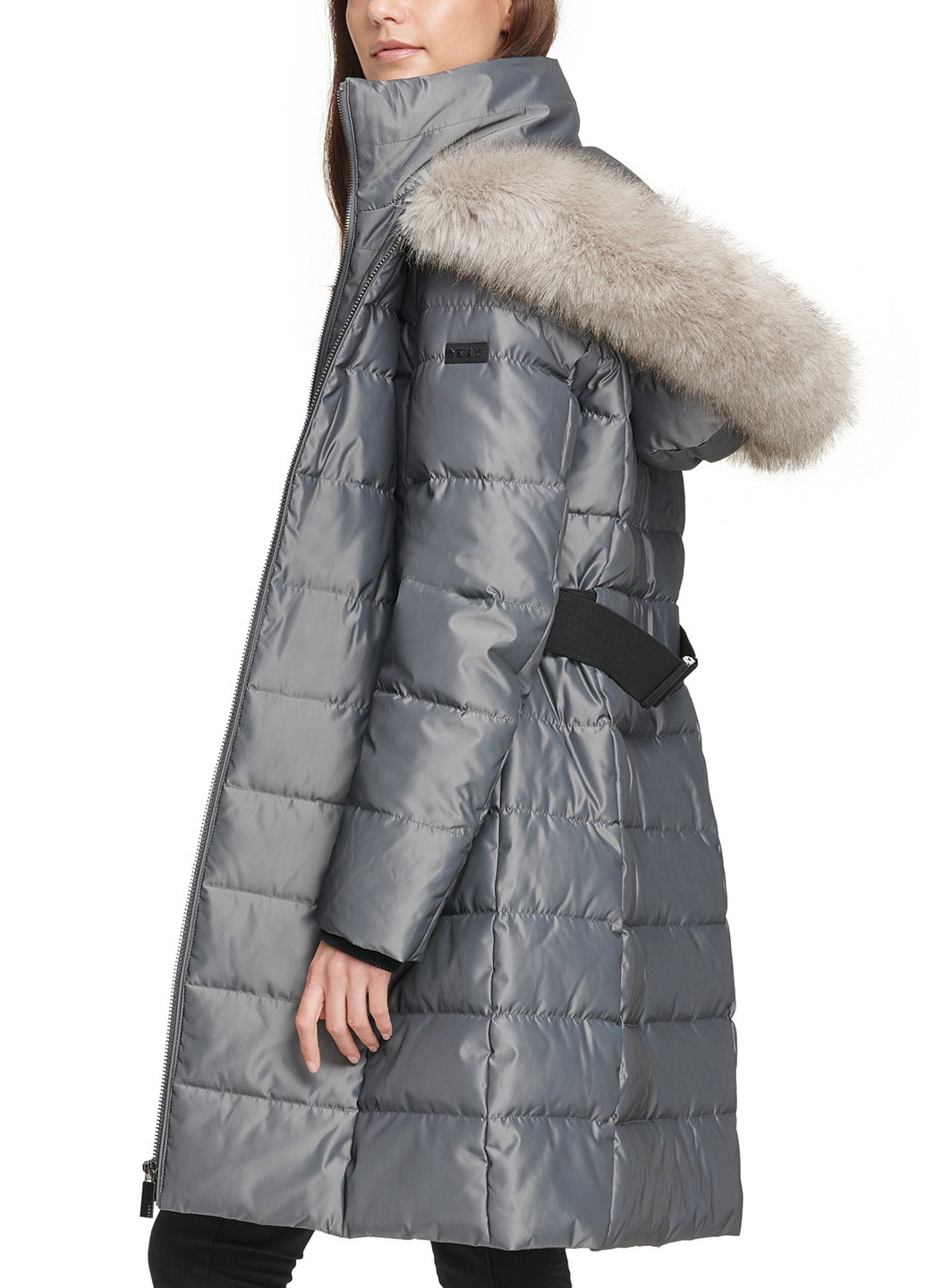 Сіра зимня куртка DKNY
