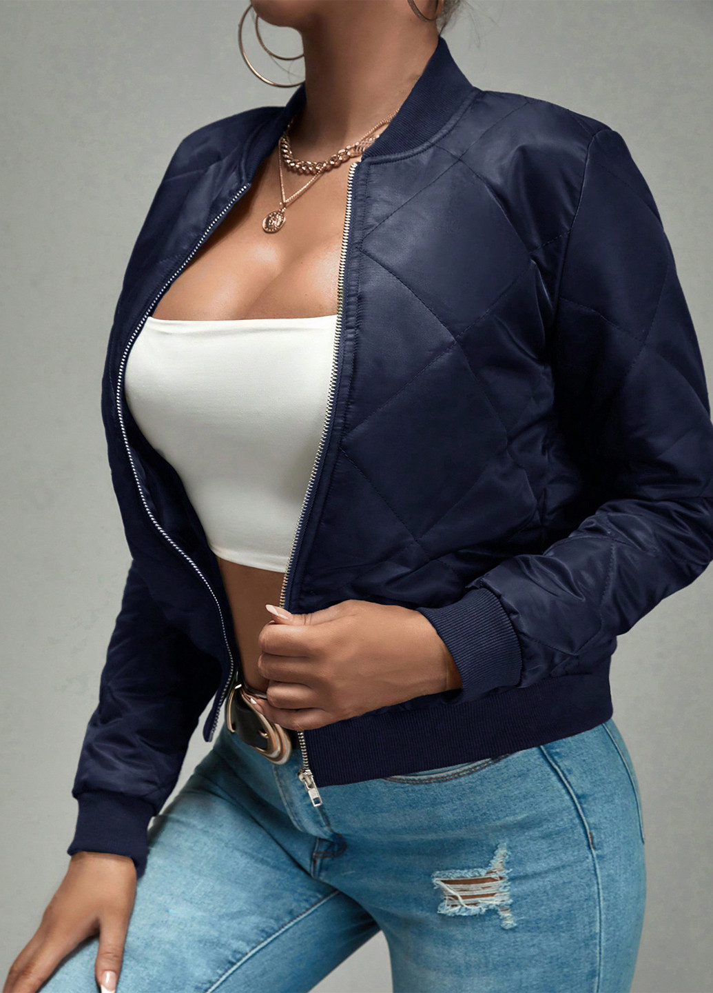 Бомбер SHEIN пілот (авіатор) на блискавці (334151641)