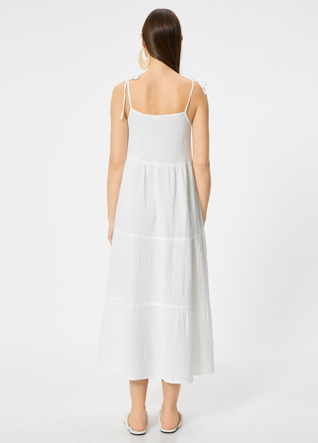 Летний женский сарафан KOTON однотонный