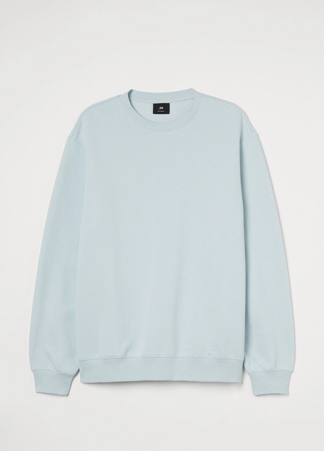 Светло-голубой свитшот H&M (252627296)