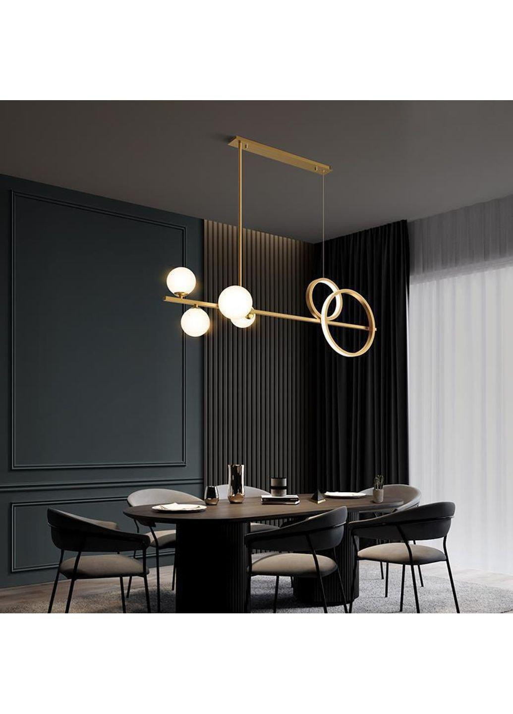 Люстра потолочная на 4 лампочки D6607/1200-gd-k Золото 35х25х120 см. Sunnysky (253122164)