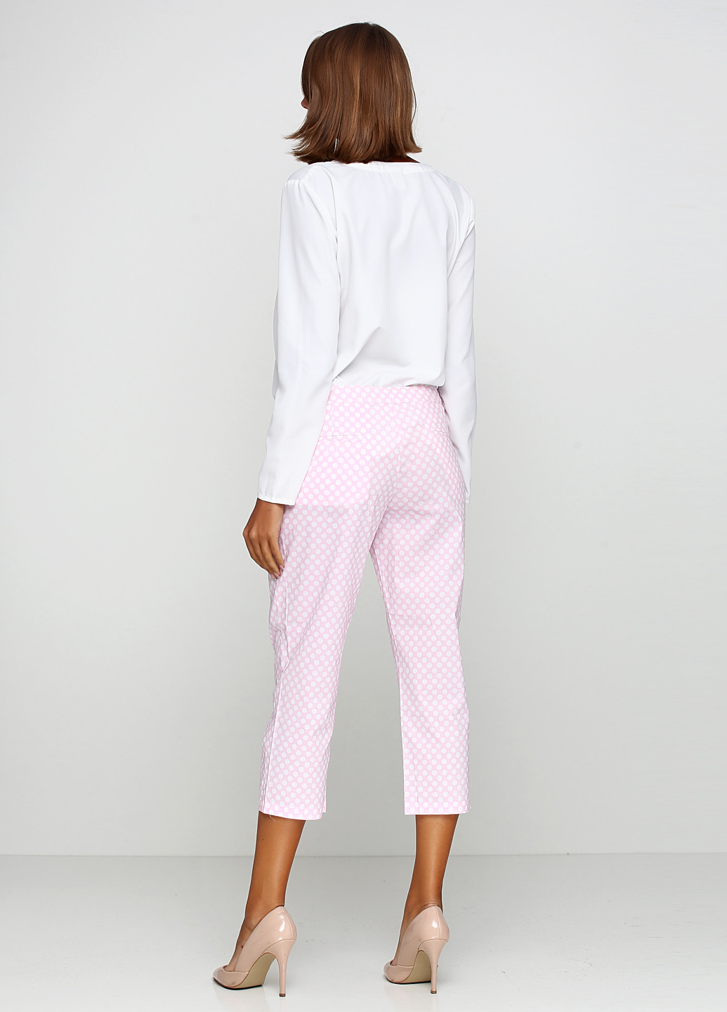 Розовые кэжуал летние прямые брюки Silvian Heach