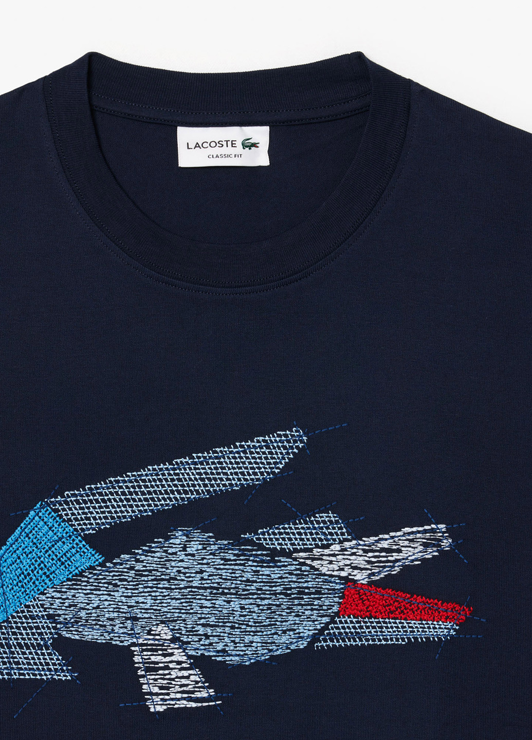 Индиго футболка Lacoste