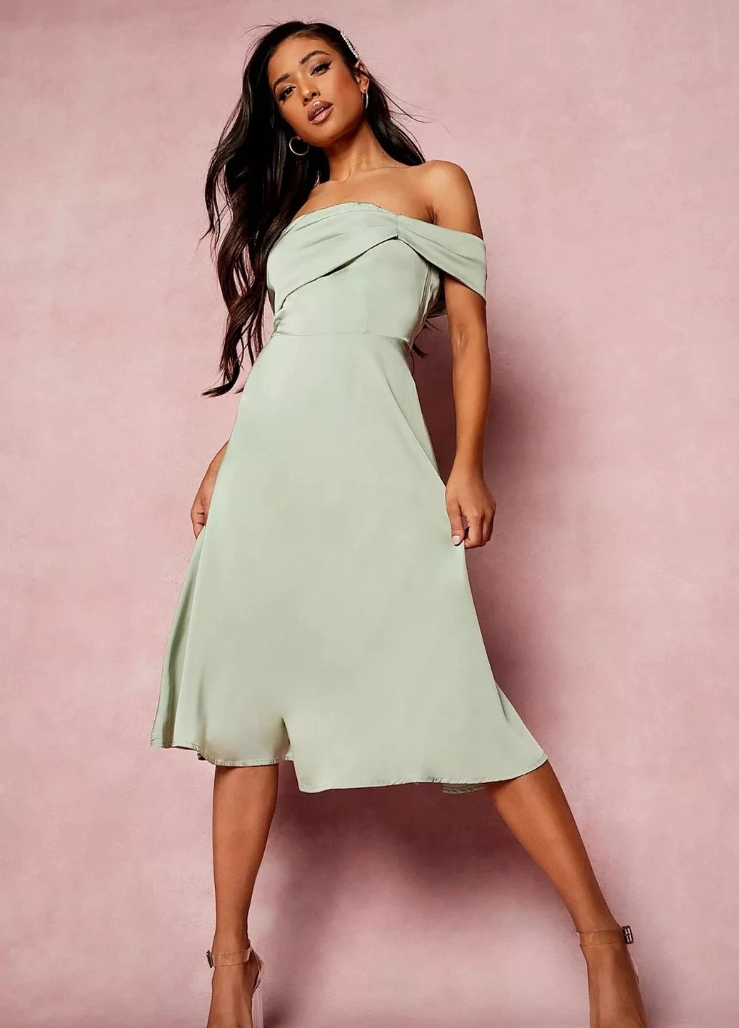 Зелена сукня Boohoo