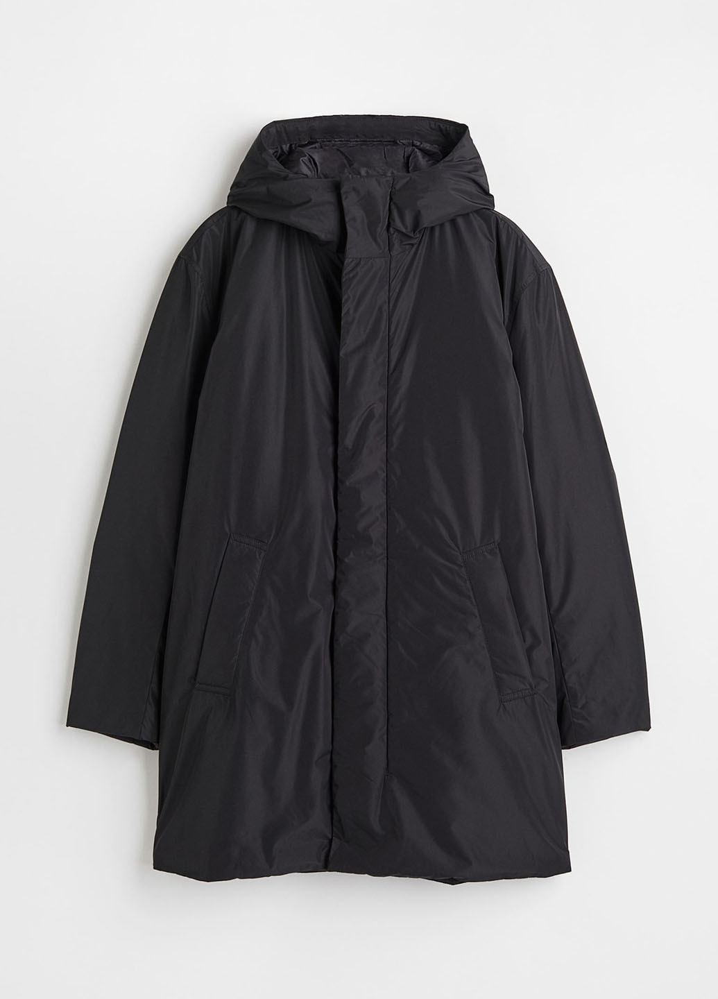 Чорна демісезонна куртка H&M