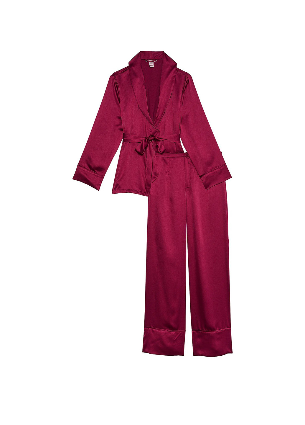 Бордовая всесезон пижама (рубашка, брюки) рубашка + брюки Victoria's Secret