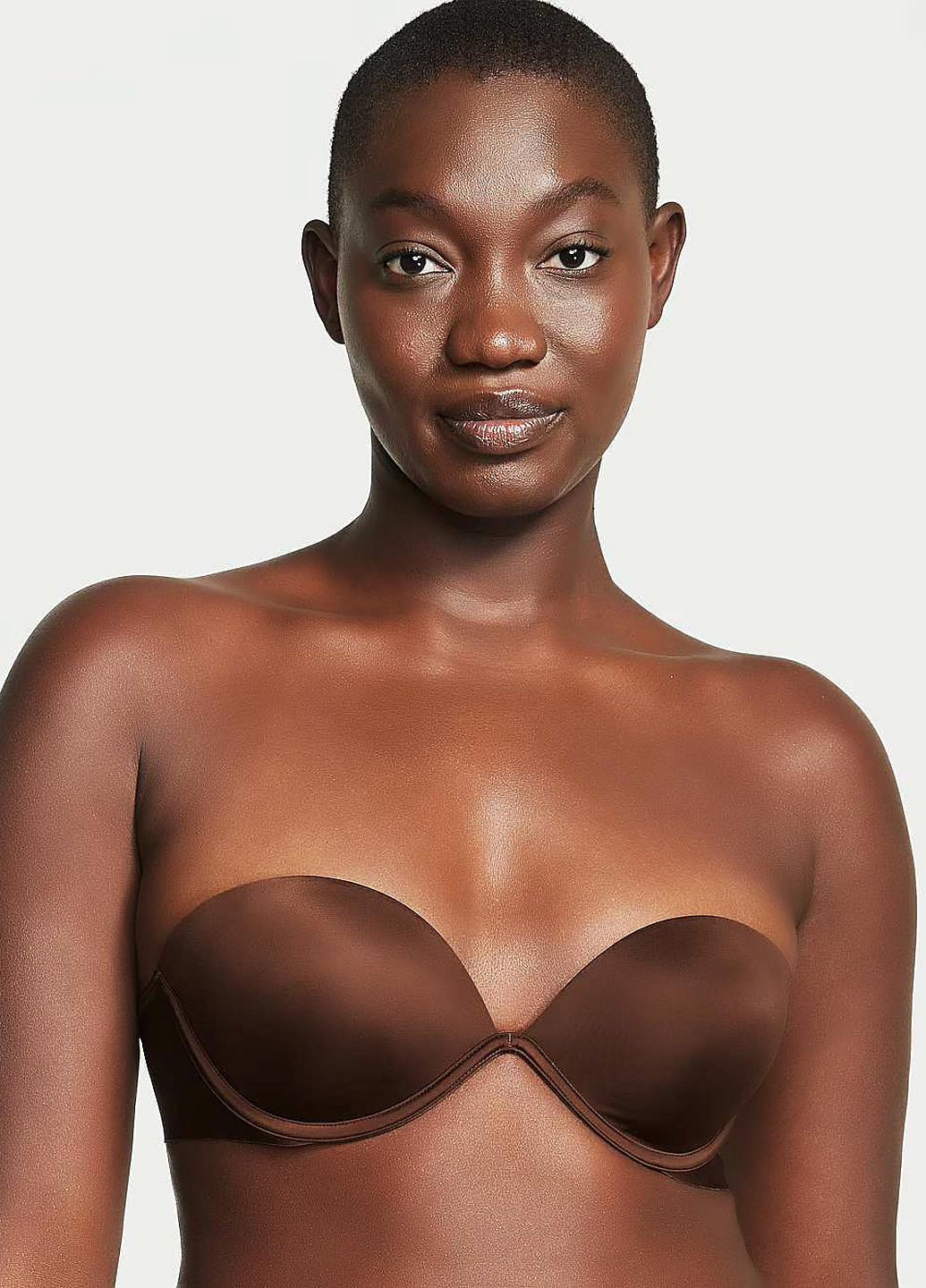 Коричневый демисезонный комплект (бюстгальтер, трусики) Victoria's Secret