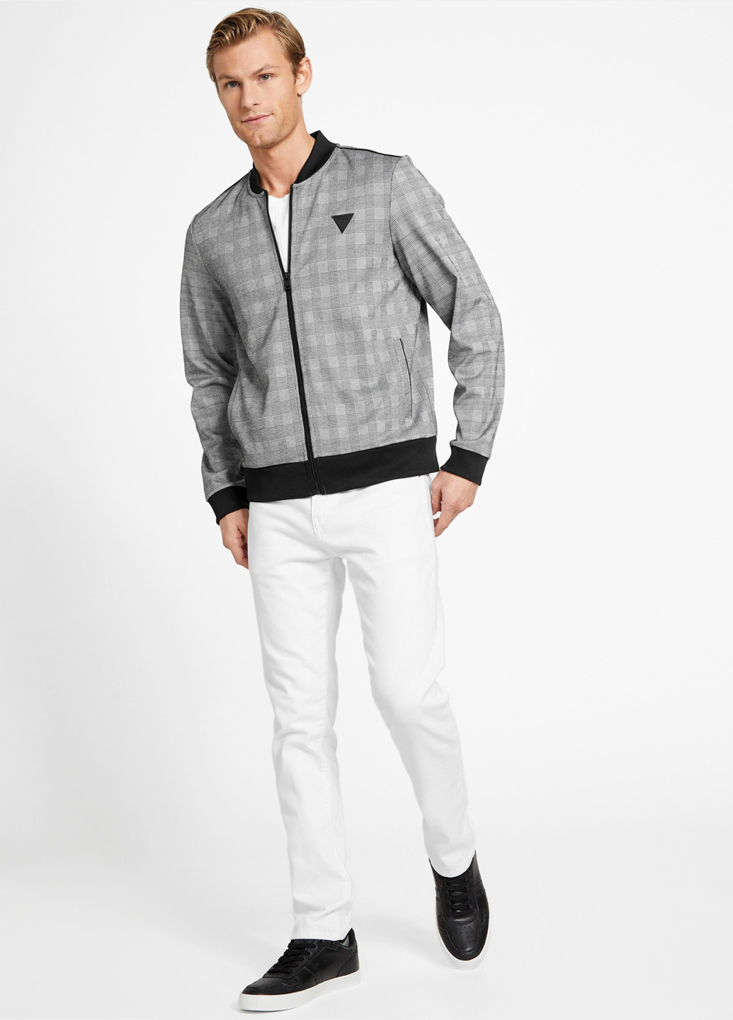 Бомбер Guess на молнии (302955218)