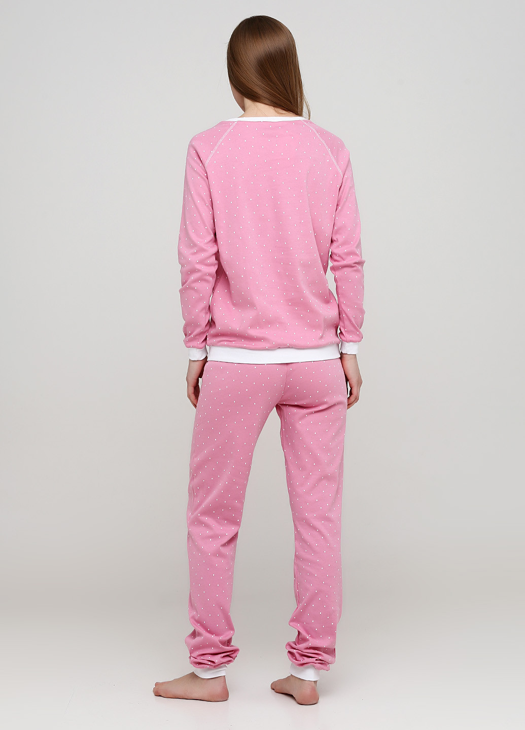 Світло-рожева всесезон піжама (реглан, брюки) реглан + брюки Malta