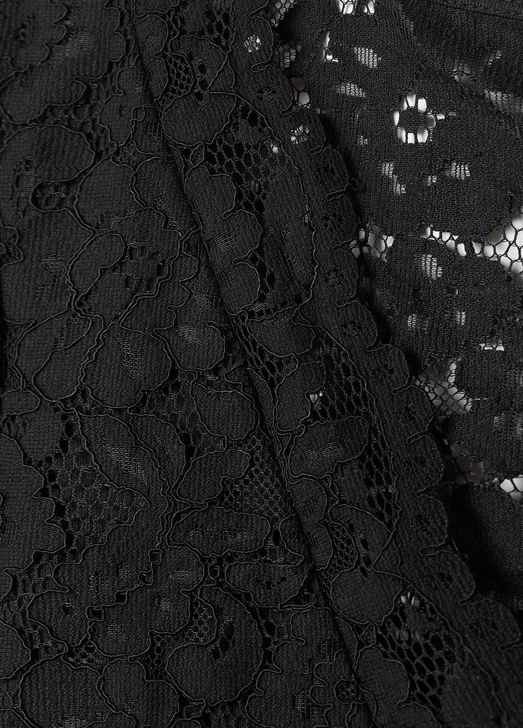 Черное кэжуал платье клеш H&M однотонное