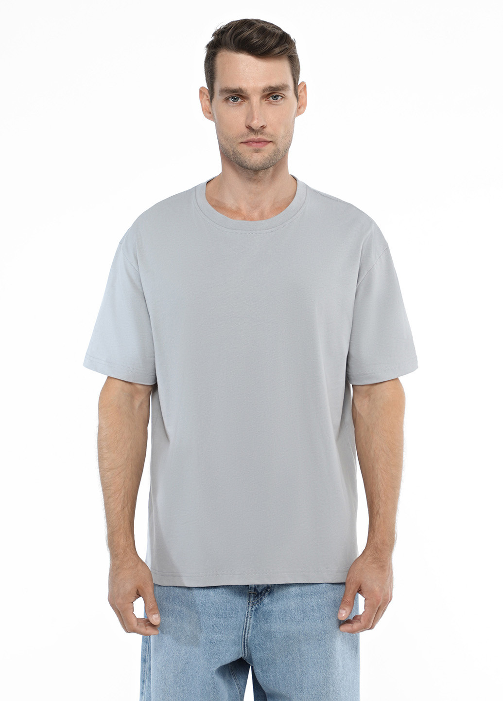 Светло-серая футболка Promin