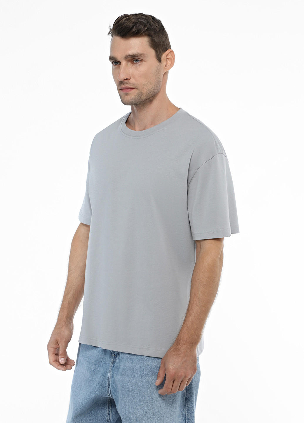 Светло-серая футболка Promin