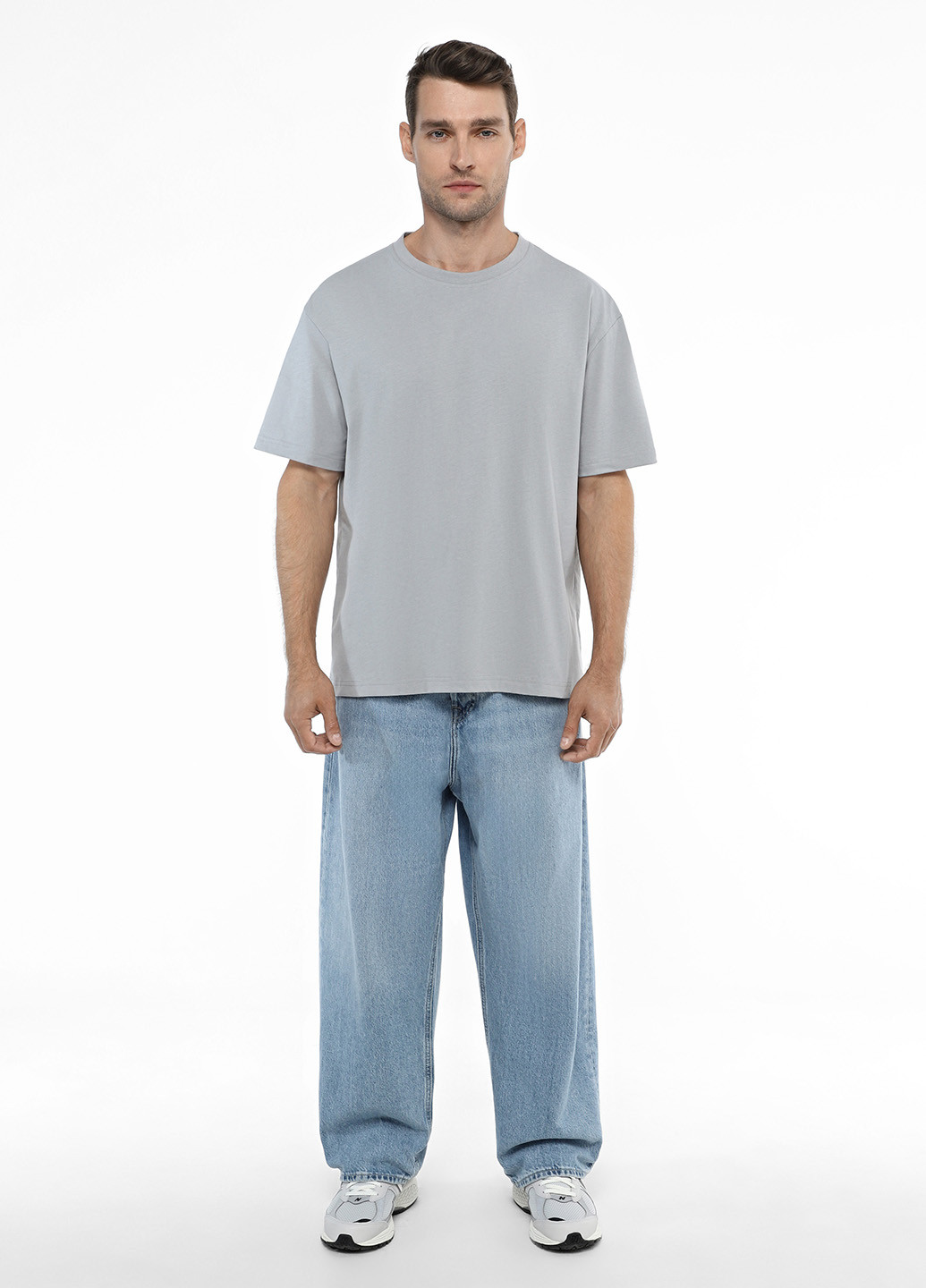 Светло-серая футболка Promin