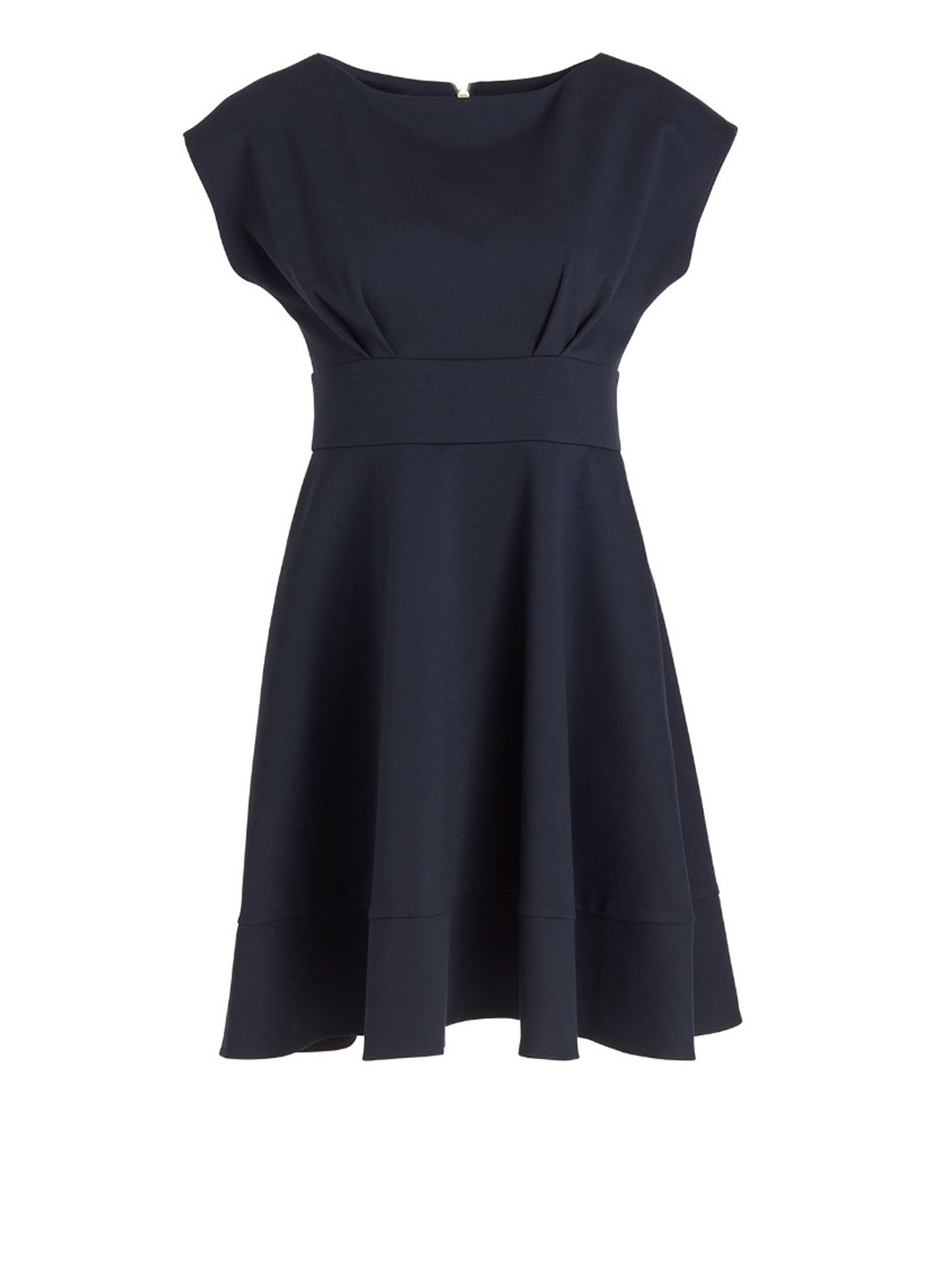 Темно-синя кежуал сукня кльош Design Collective однотонна