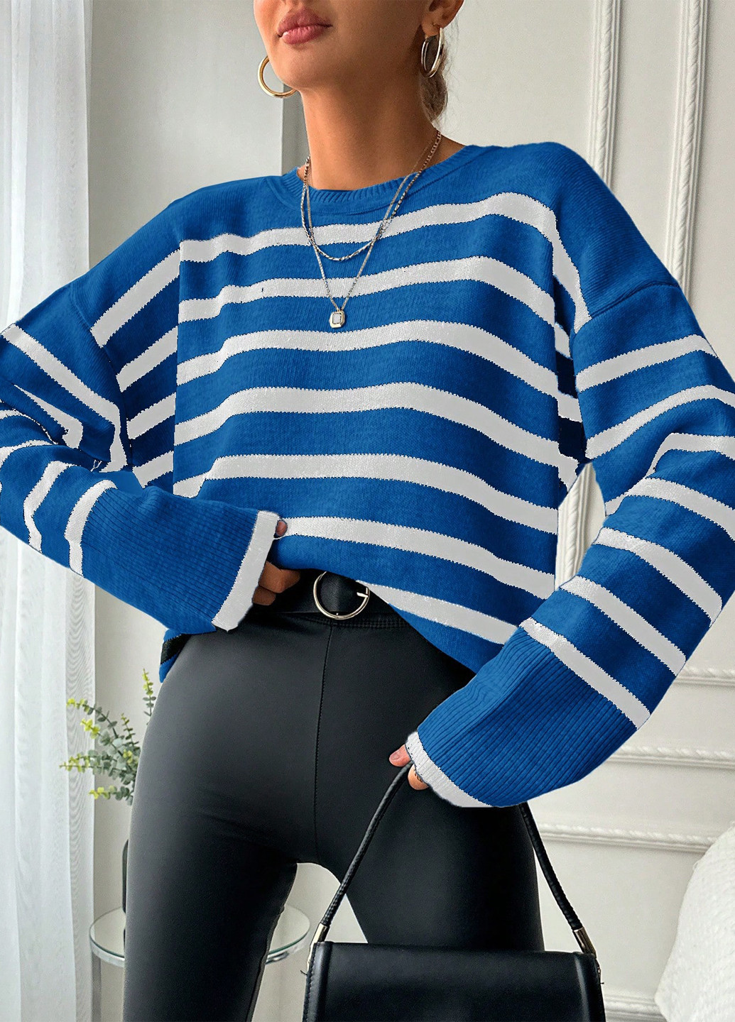 Синий демисезонный джемпер джемпер SHEIN