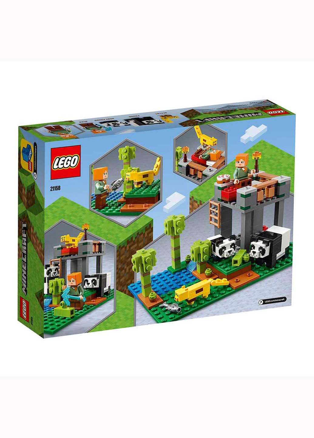 Конструктор Lego Minecraft Ферма панд 204 детали (207383100)
