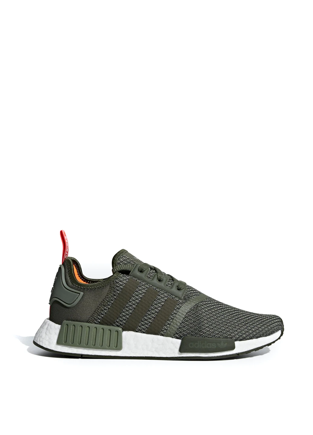 Оливковые (хаки) демисезонные кроссовки adidas NMD