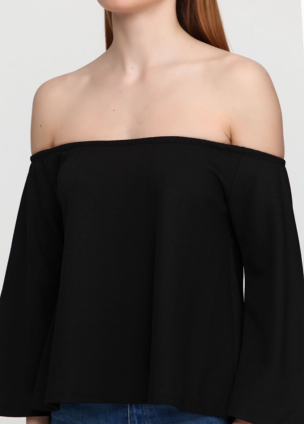 Черная демисезонная блуза Alcott