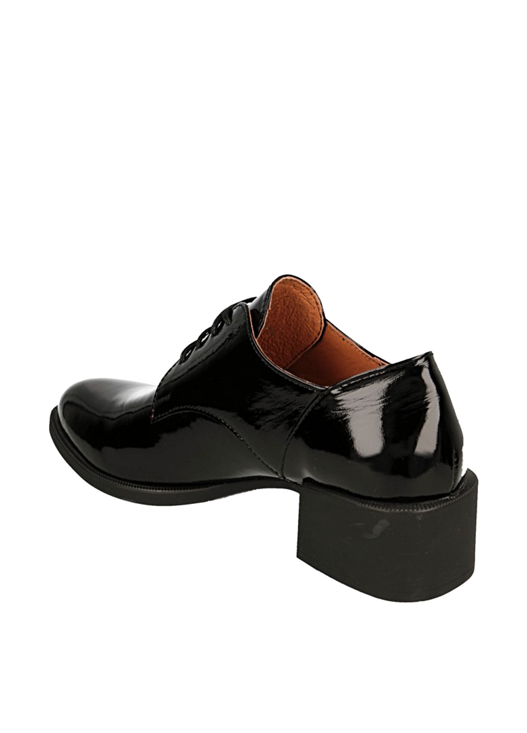 Туфлі Mario Cunelli дербі однотонні чорні кежуали