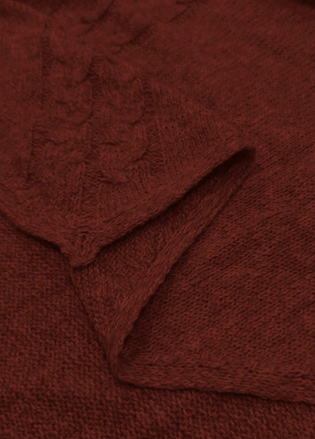 Коричневый демисезонный свитер SHEIN