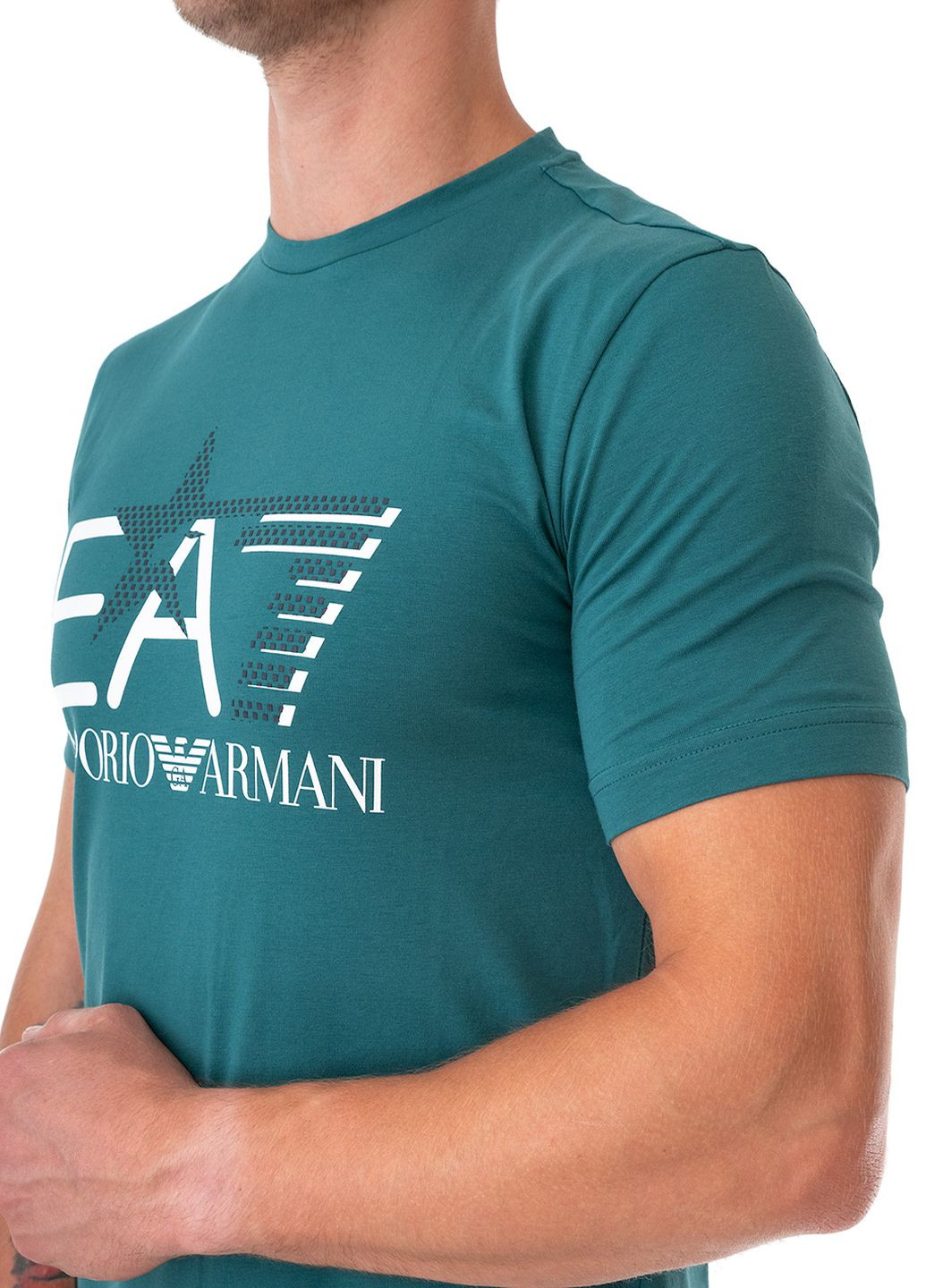 Зеленая футболка ARMANI EA7