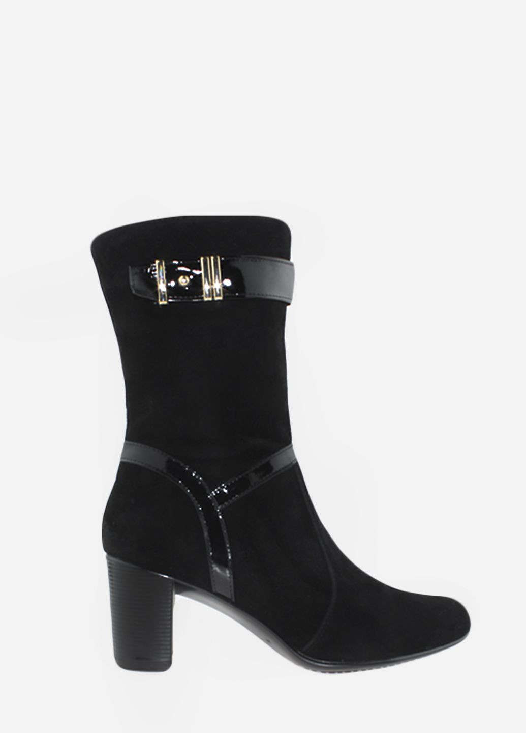 Осенние ботинки rk137-11 черный Kseniya из натуральной замши