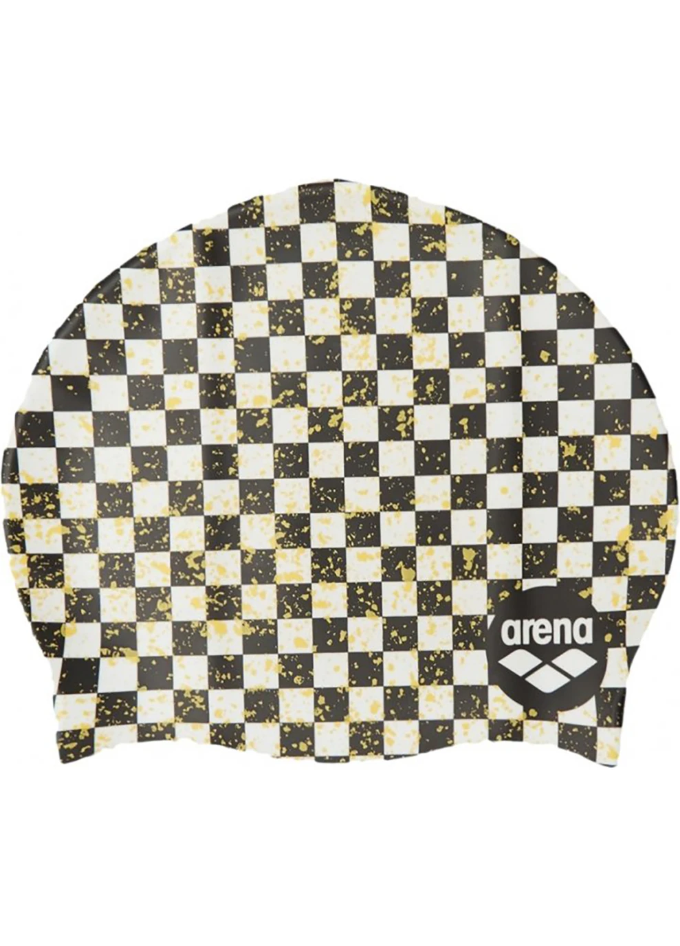Шапка для плавання PRINT JR (94171-224) чорний, білий, жовтий OSFM( Arena (254342670)