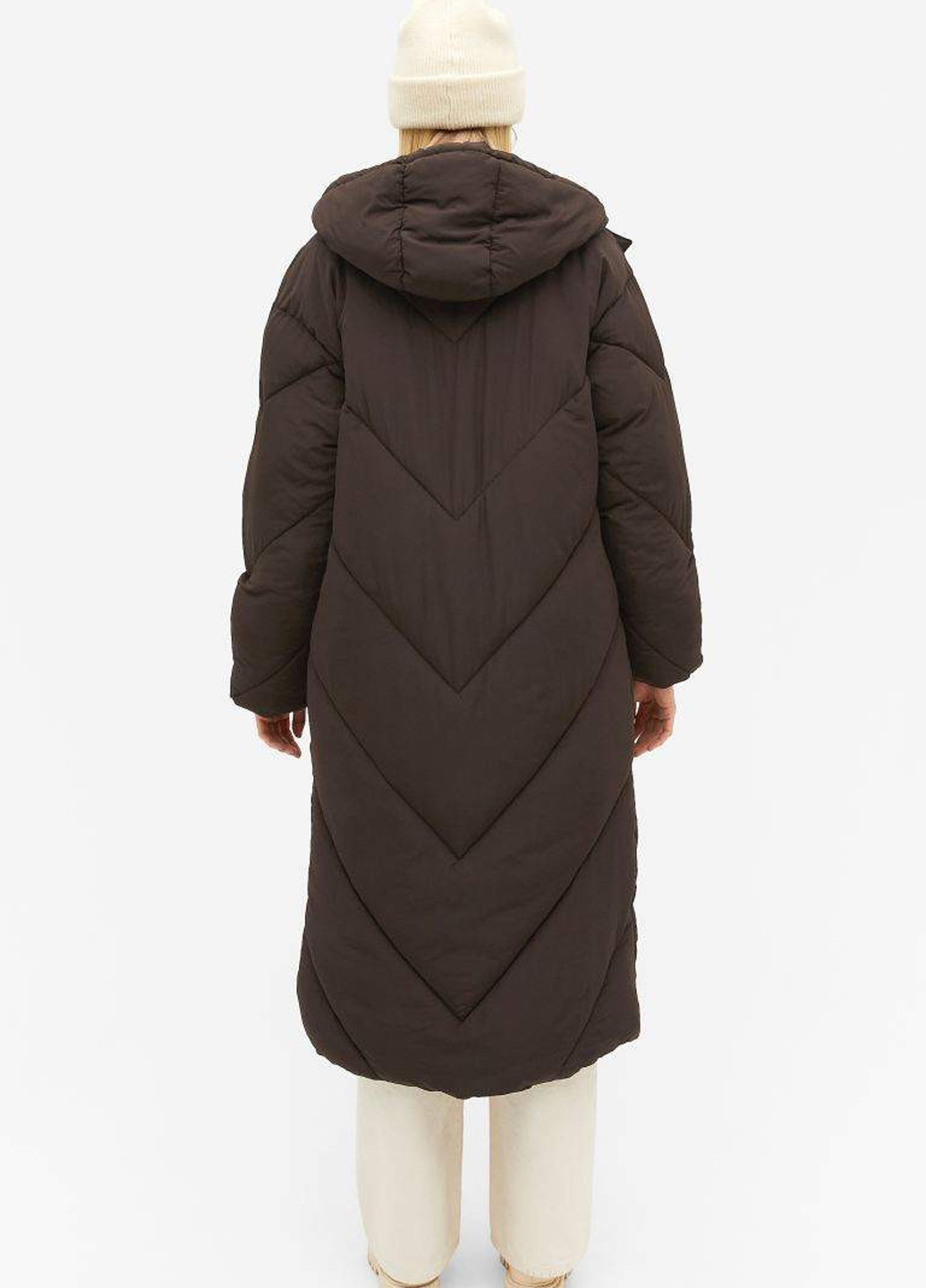 Темно-коричневая демисезонная куртка Monki