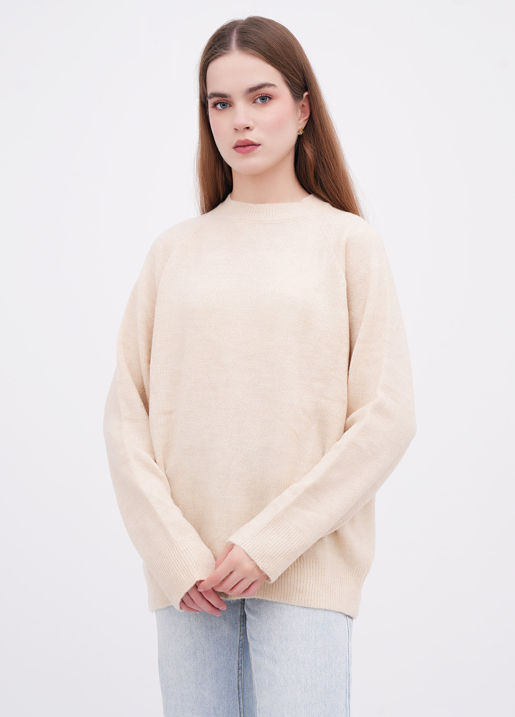 Світло-бежевий демісезонний джемпер джемпер EQUILIBRI