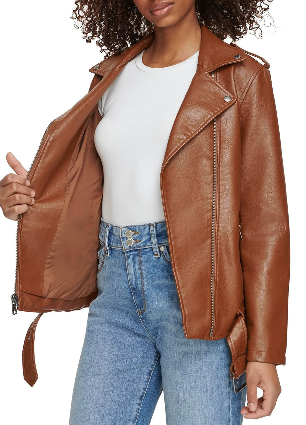 Коричнева демісезонна куртка косуха Levi's