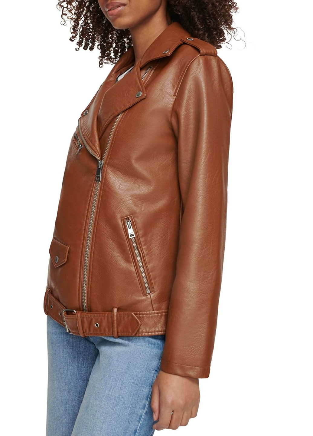 Коричнева демісезонна куртка косуха Levi's