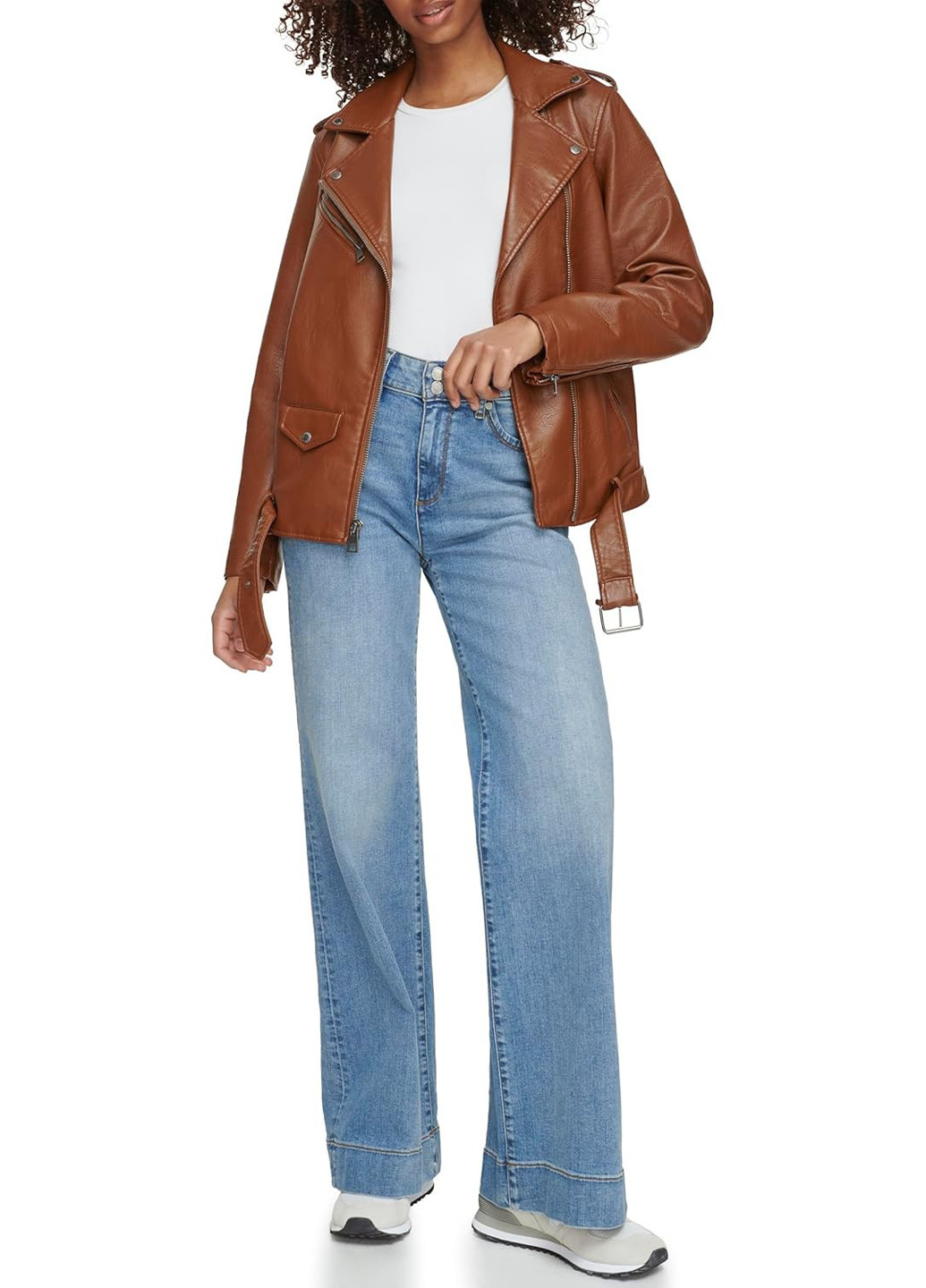 Коричнева демісезонна куртка косуха Levi's