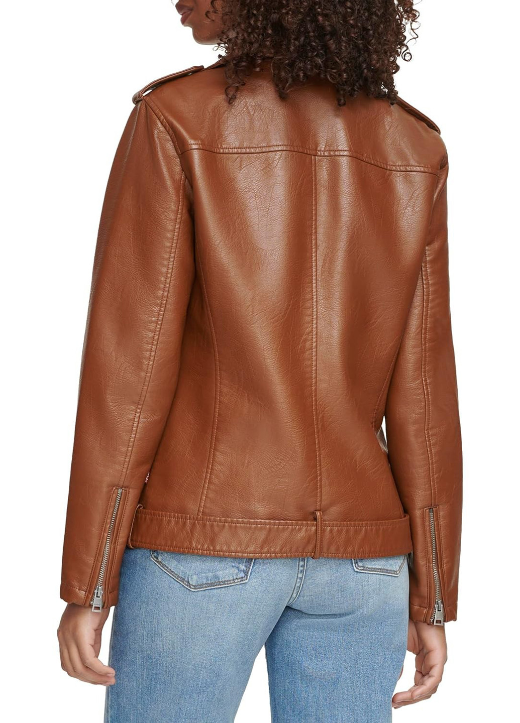 Коричнева демісезонна куртка косуха Levi's