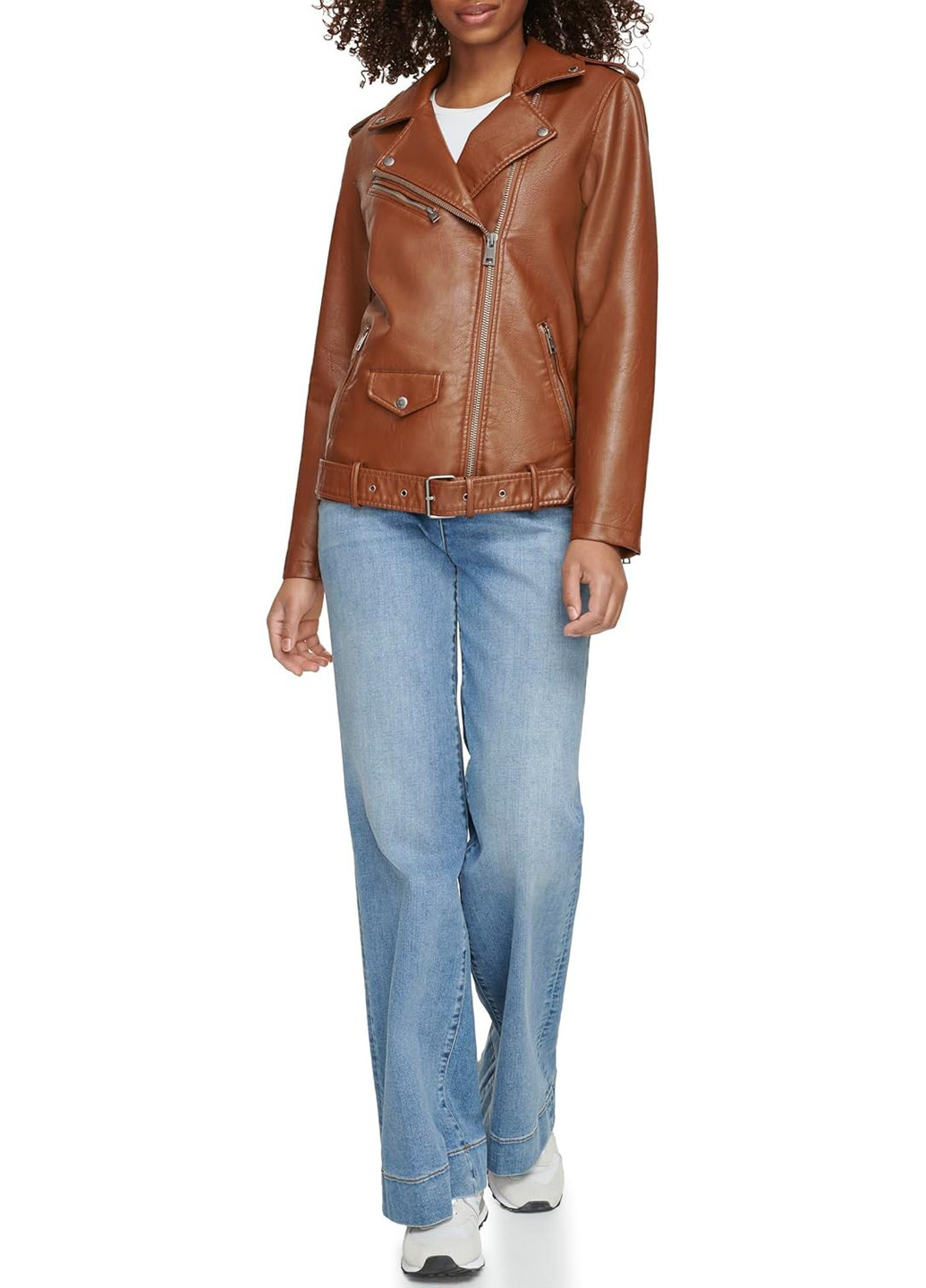 Коричнева демісезонна куртка косуха Levi's