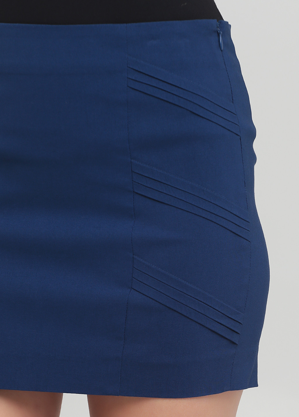 Темно-синяя однотонная юбка Vero Moda