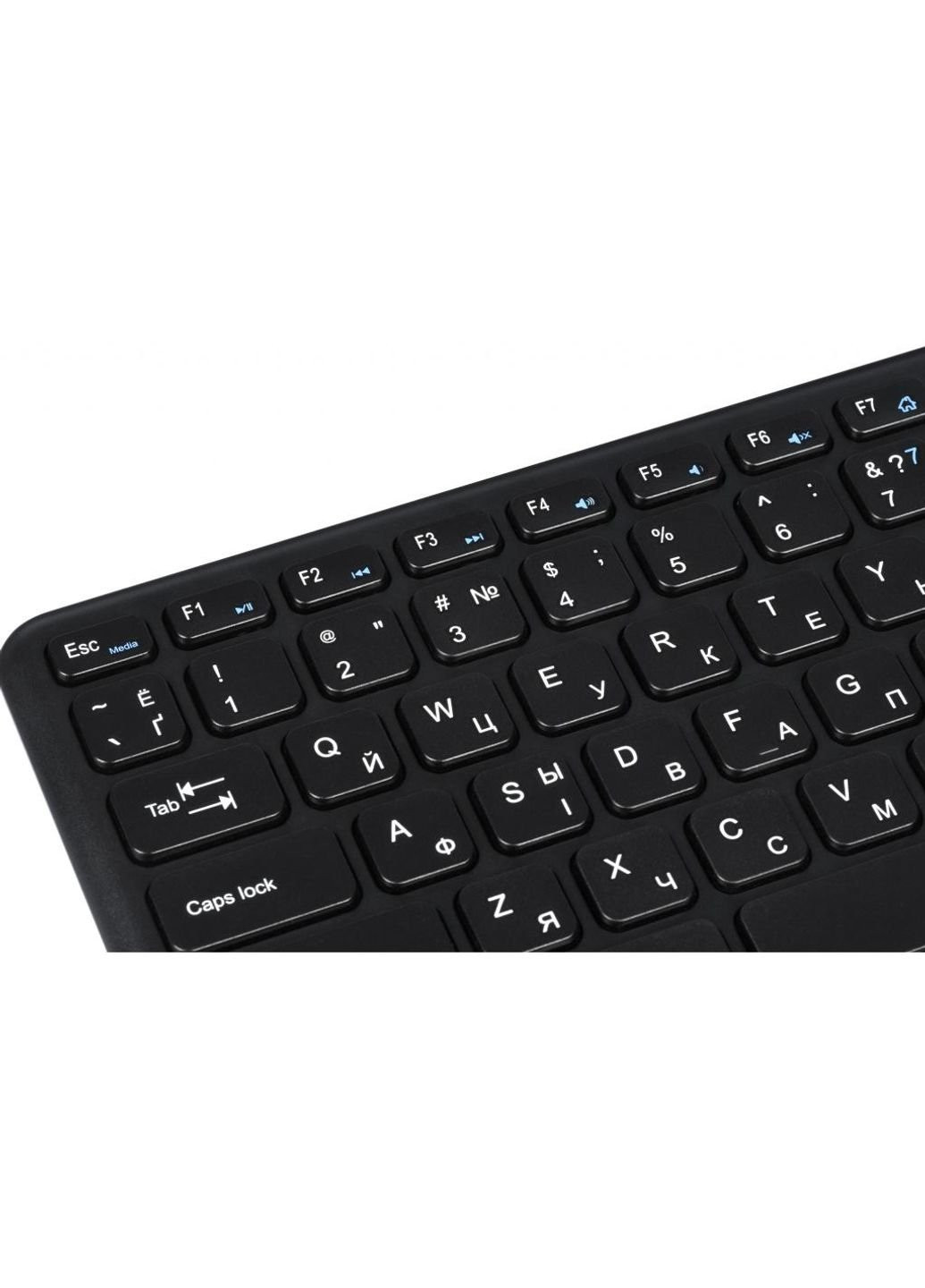 Клавиатура KT100 Touch Wireless Black (-KT100WB) 2E (250604562)