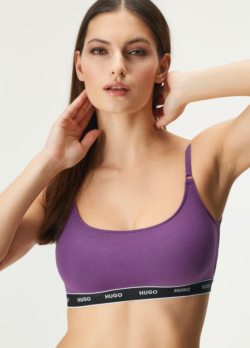 Комбінований топ бюстгальтер (2 шт.) Hugo Boss без кісточок бавовна
