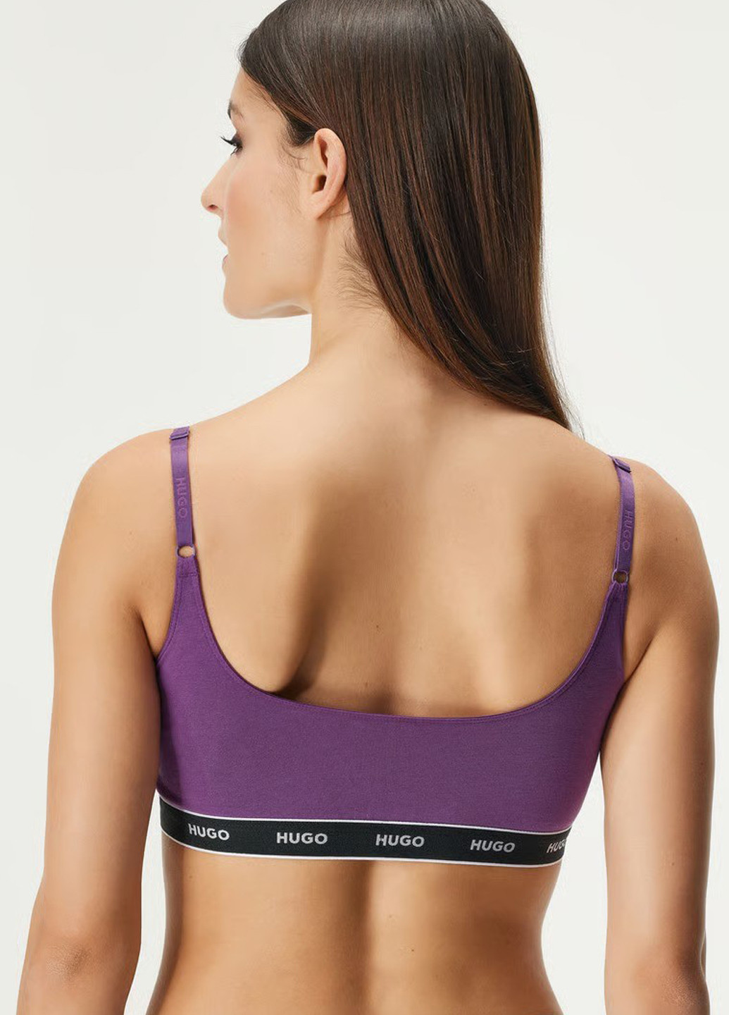 Комбінований топ бюстгальтер (2 шт.) Hugo Boss без кісточок бавовна