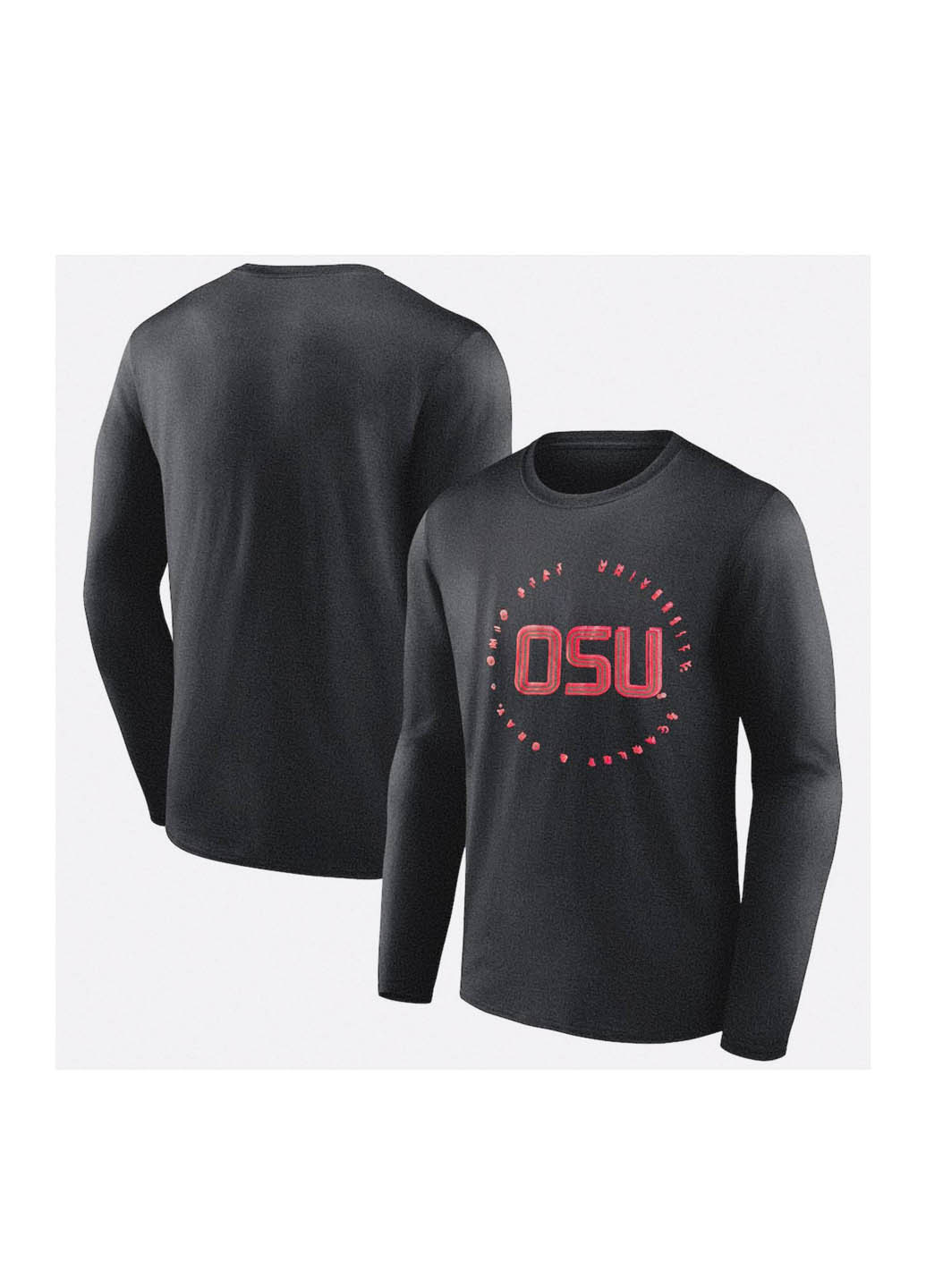 Лонгслів Top of the World напис темно-сірий спортивні, кежуали поліестер