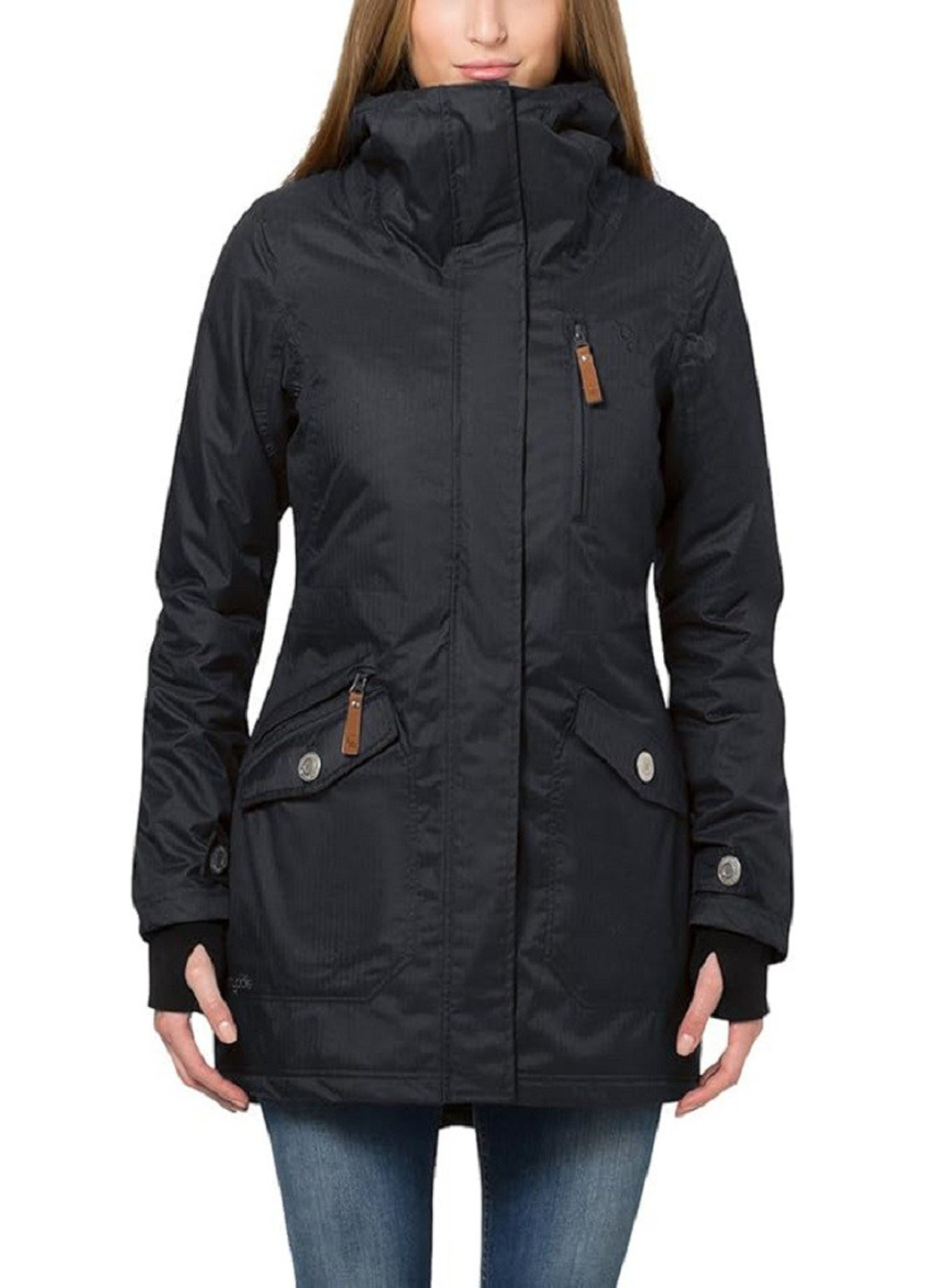 Чорна зимня куртка Berydale