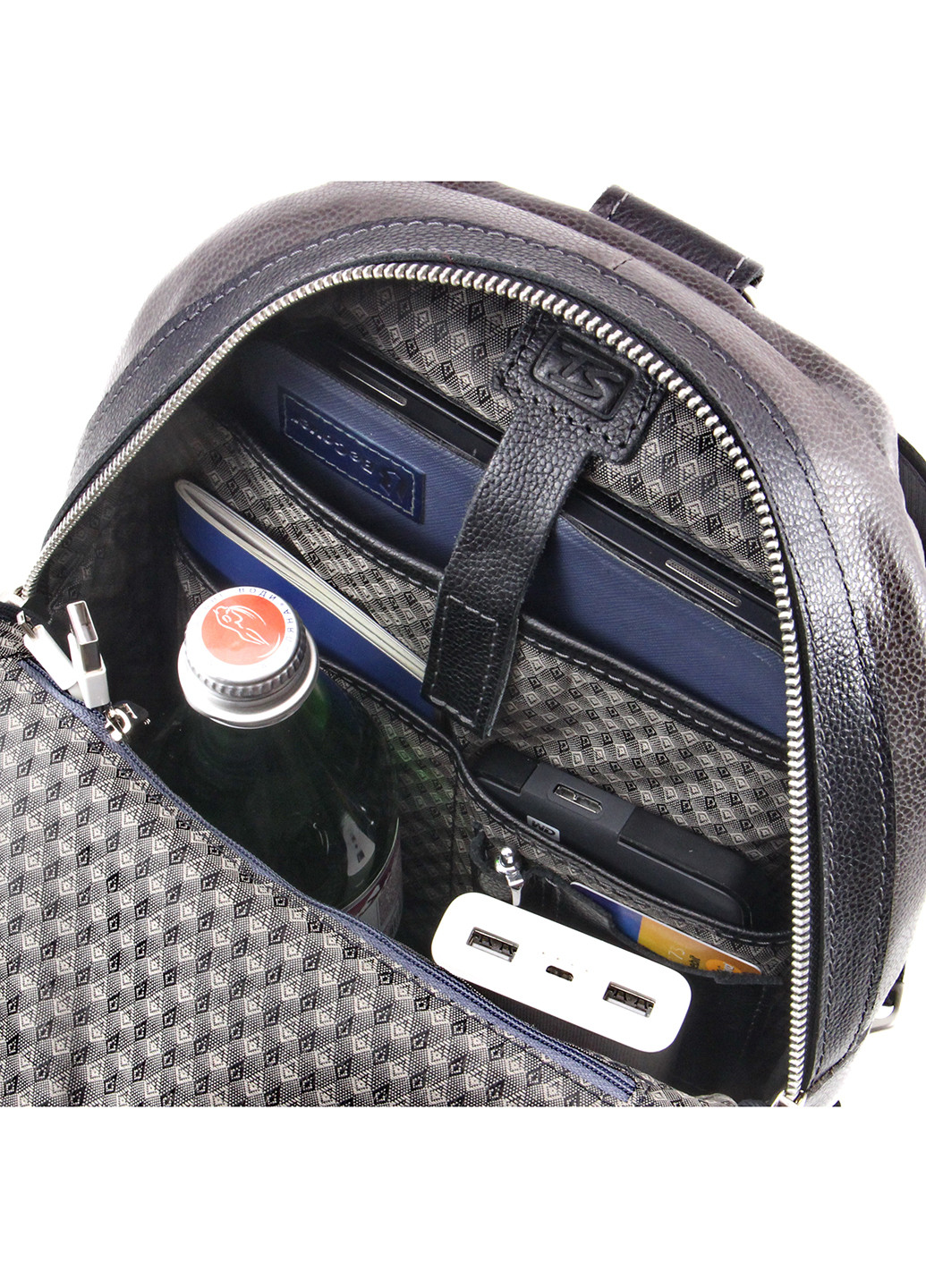 Сумка-рюкзак мужская кожаная 310 B Tom Stone (253700783)