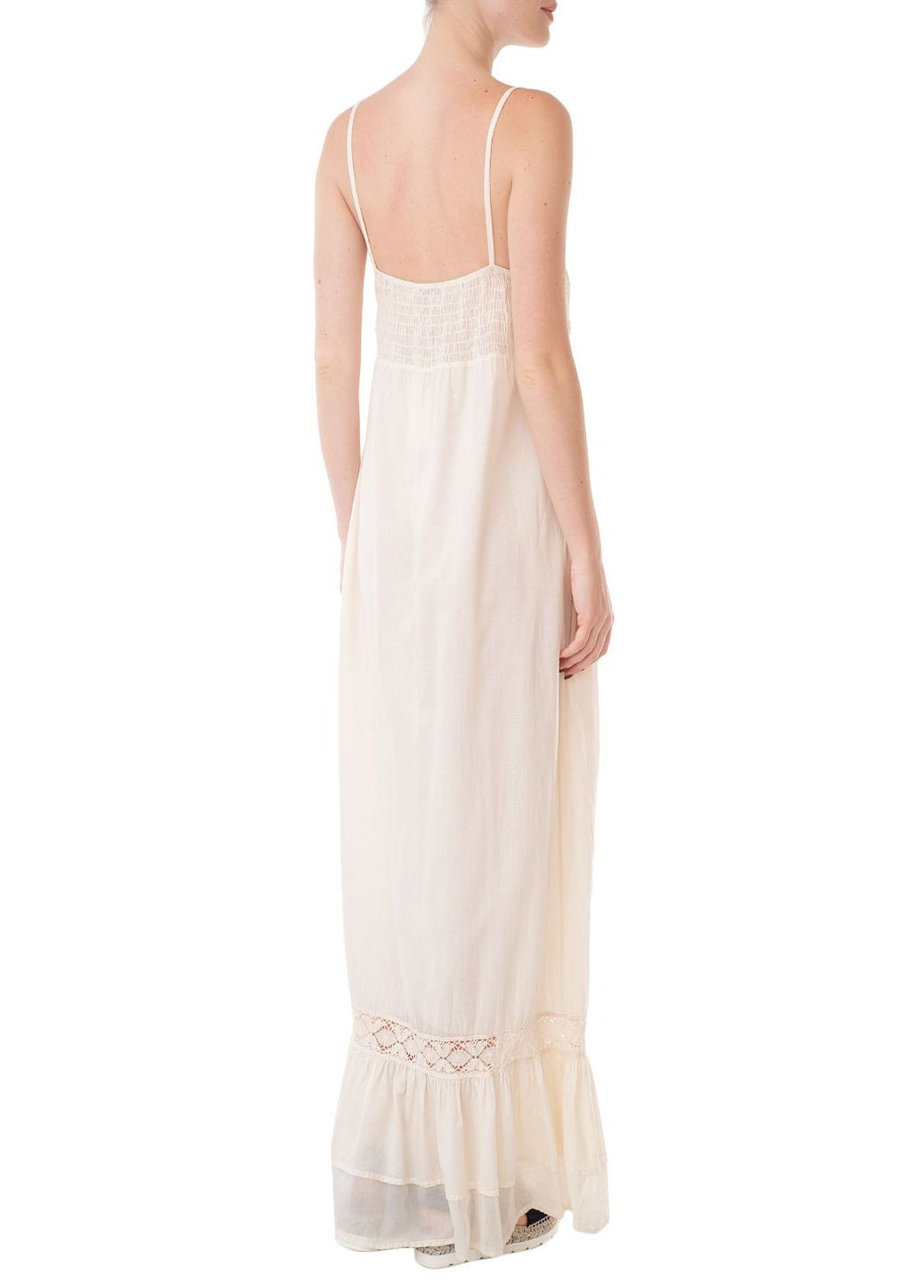 Бежевое кэжуал платье Zimo