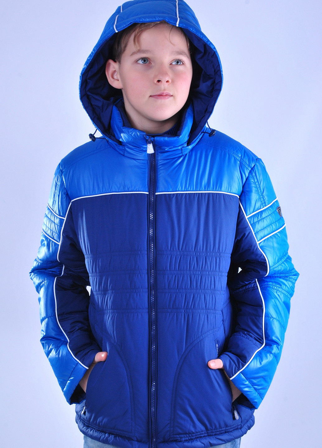Синяя демисезонная куртка Snow Image