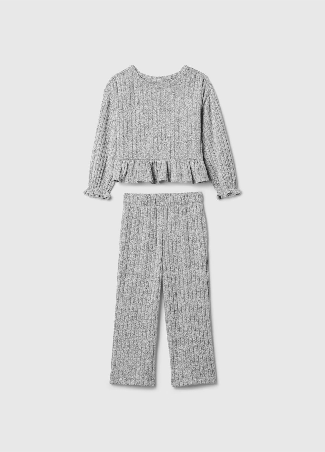 Серый демисезонный комплект (кофта, брюки) брючный Gap