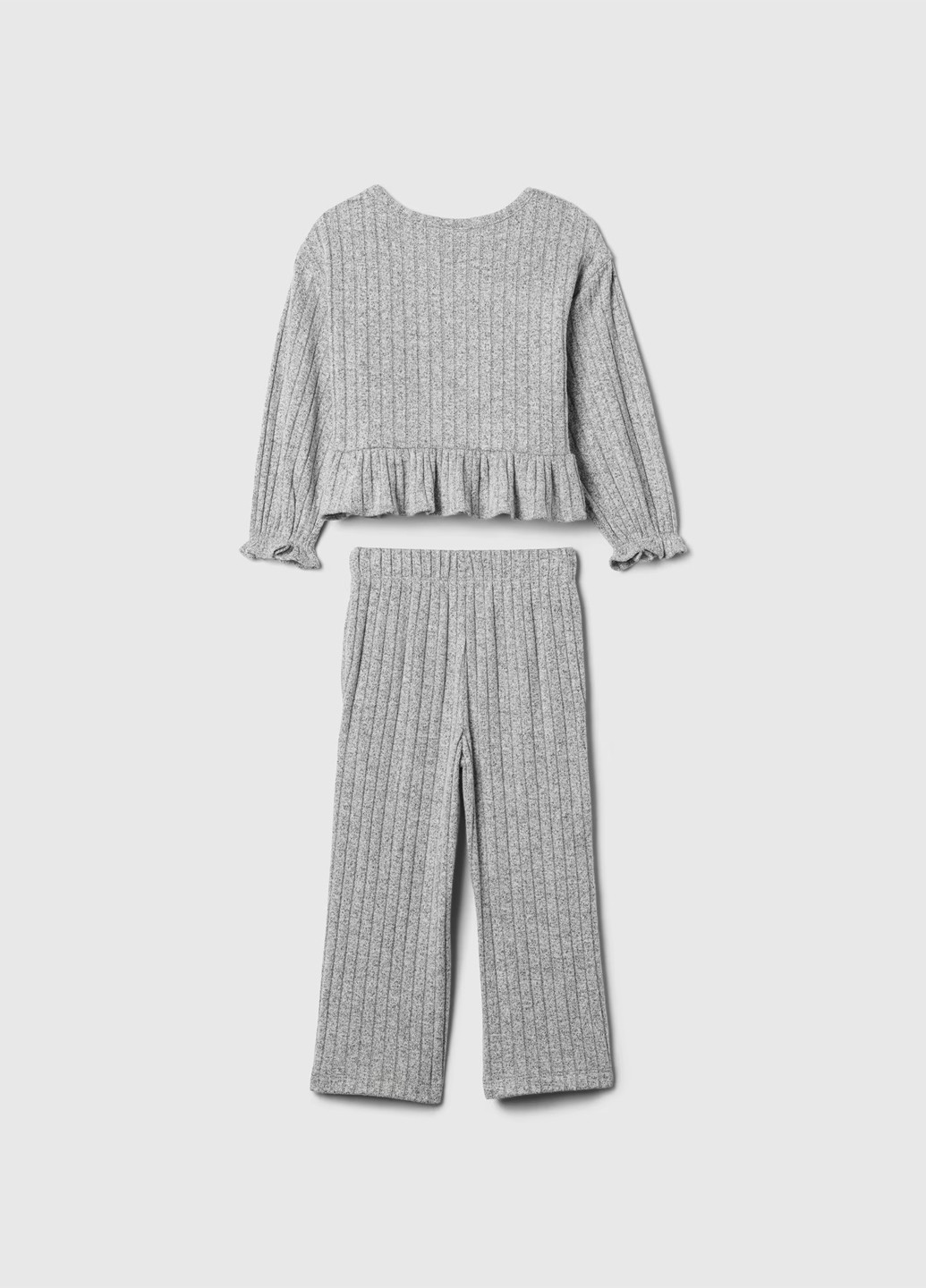 Серый демисезонный комплект (кофта, брюки) брючный Gap